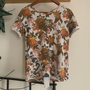 Saturday Sunday (Anthropologie) Floral Blouse, XS